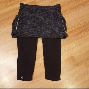 Athleta aurora contender 2 in 1  leggings